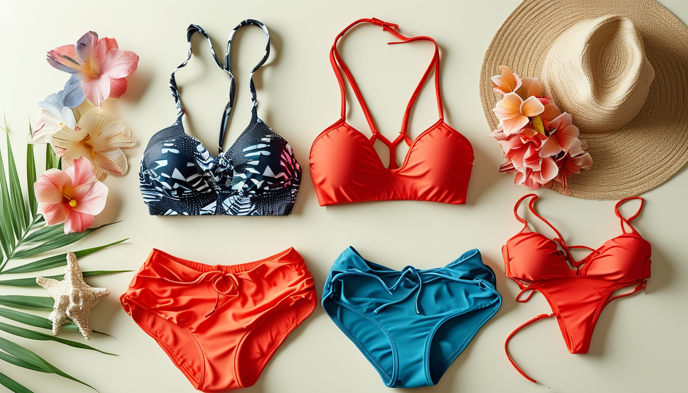 A range of flattering swimsuit styles